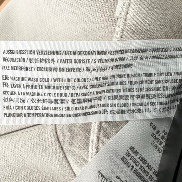 Abercrombie & Fitch Sloane Tailored Wide Leg Pants Trousers |Light Taupe| SZ XXS - Picture 10 of 10